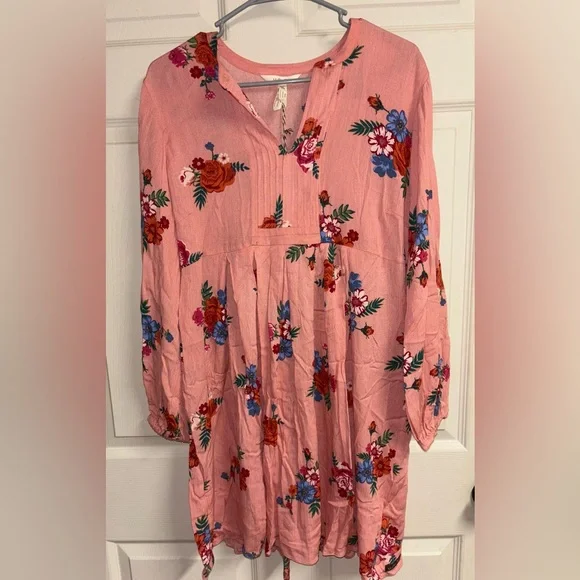 matilda jane pink floral dress Women's Dress